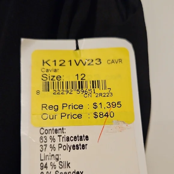 St. John Collection Black Mini Dress - Picture 2 of 5